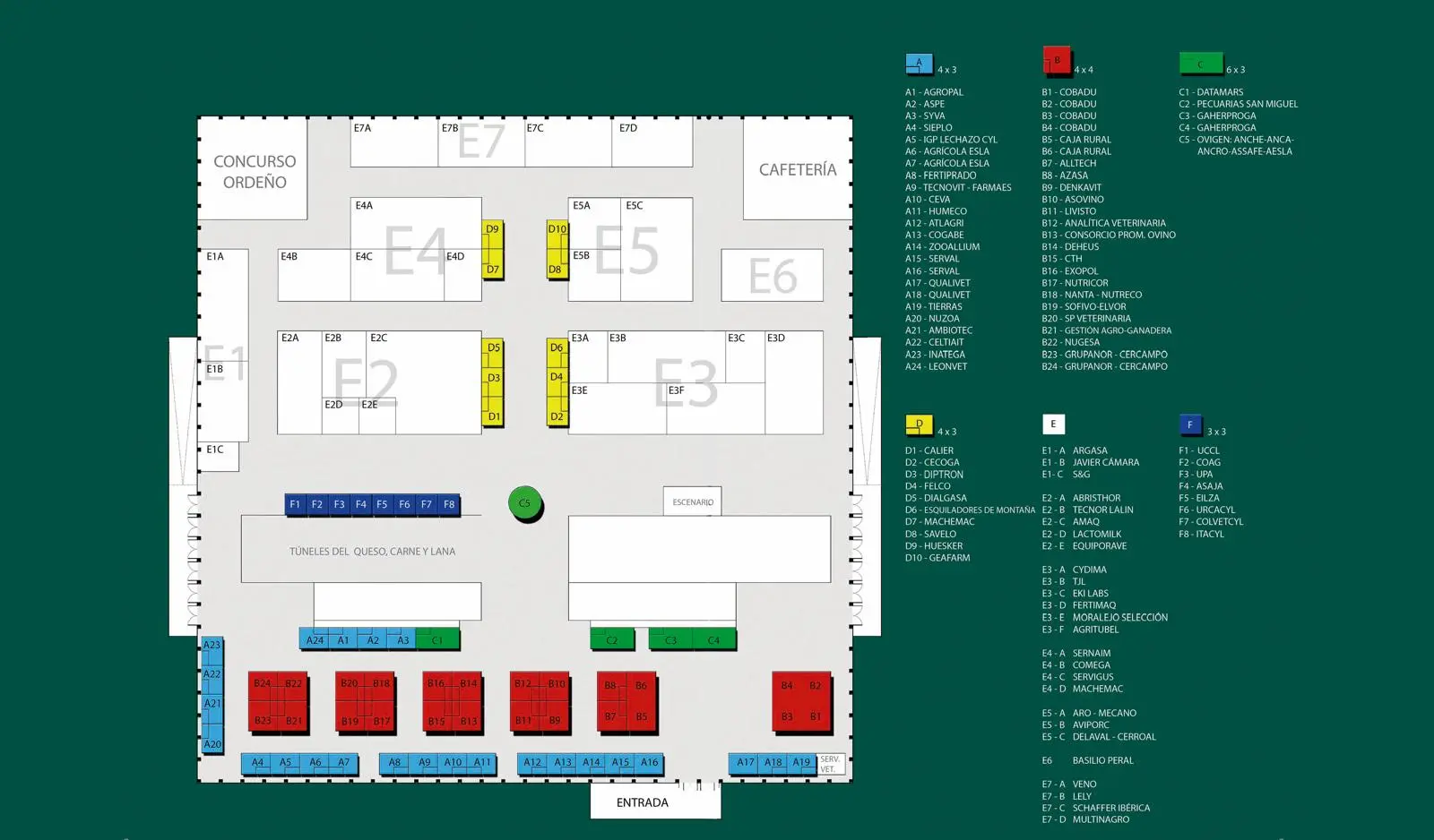 Plano general de expositores Ovinnova 2025